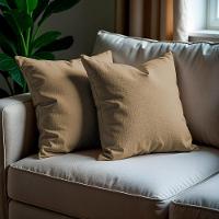 Kit 2 Capas De Almofadas Boucle Caramelo 45x45cm Cama Inbox - 1