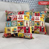 Kit 2 Capas De Almofadas Las Vegas 45x45cm Cama Inbox