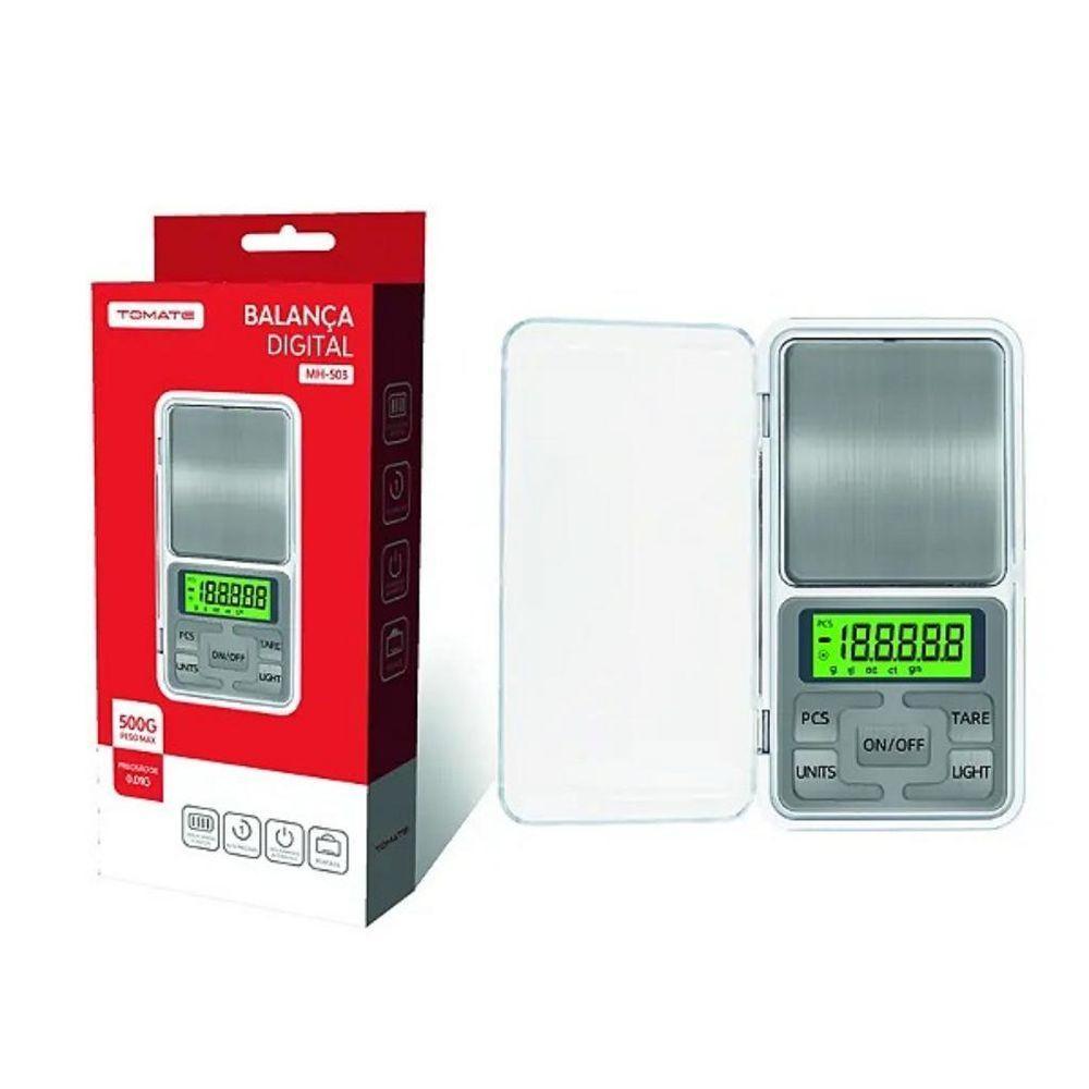 Mini Balança Digital De Bolso Alta Precisão 0,1 Até 500g - 2