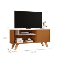 Bancada Tvs 60 Polegadas Redwood Nature Off White - 3