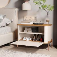 Jogo De Mesa De Cabeceira Sofia Off White Nature Bronze - 4
