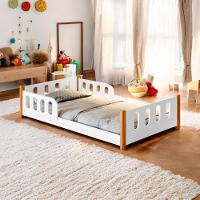 Mini Cama Com Colchão Cercadinho Maia Branco - 1