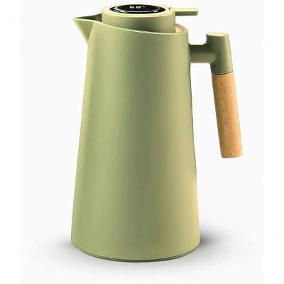 Garrafa Térmica Com Termômetro 1l - Verde Claro