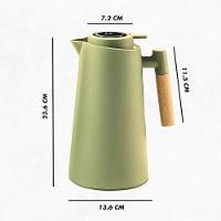 Garrafa Térmica Com Termômetro 1l - Verde Claro - 2