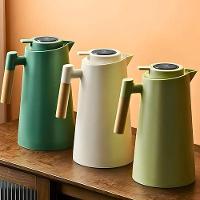 Garrafa Térmica Com Termômetro 1l - Verde Claro