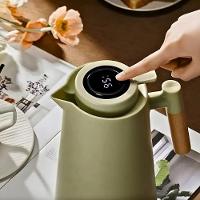 Garrafa Térmica Com Termômetro 1l - Verde Claro - 7