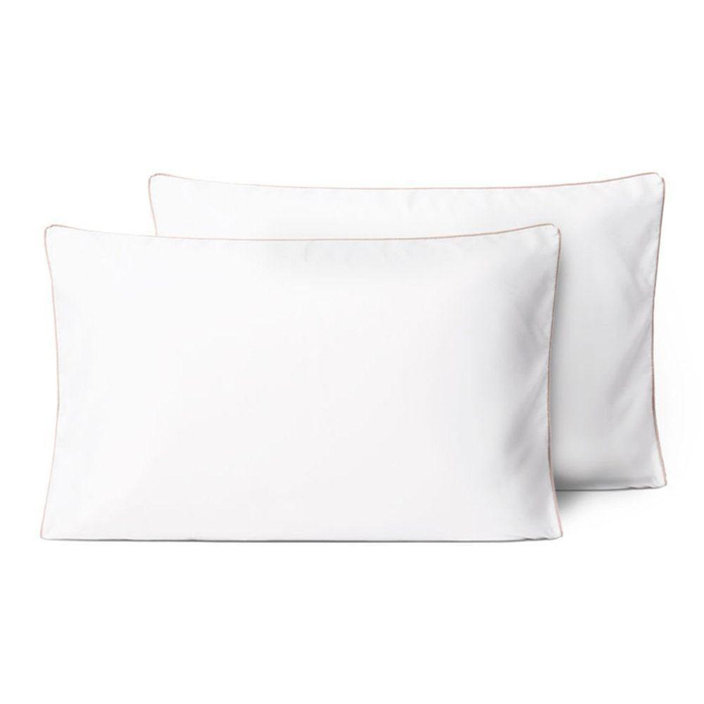 Kit Fronhas Linea Percal 200 Fios 50cm X 70cm 2 Peças - Bege - 1