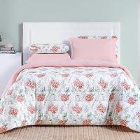 Edredom Queen Cotton Select Dupla Face 200 Fios 1 Peça - Hortência - 1