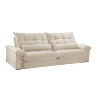 Sofá Liz 02 Módulos De 120cm Br 25cm Meu Sofá Online A294 Linho Creme - 3