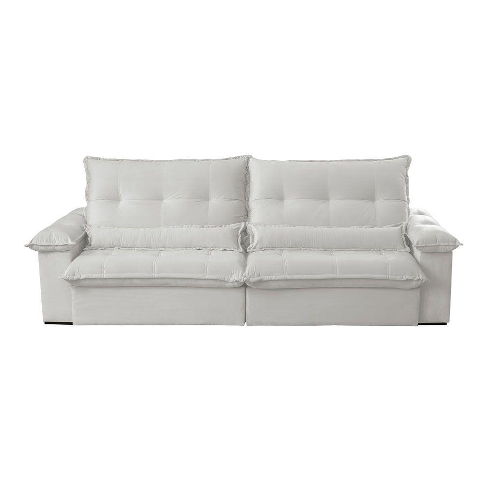 Sofá Vega 02 Módulos De 80cm Br 25cm Meu Sofá Online A302 Linho Branco - 2