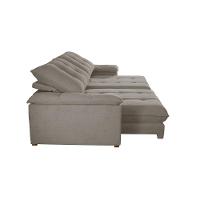 Sofá Dublin 02 Módulos De 120cm Br25cm Meu Sofá Online B002 Veludo Capuccino - 5