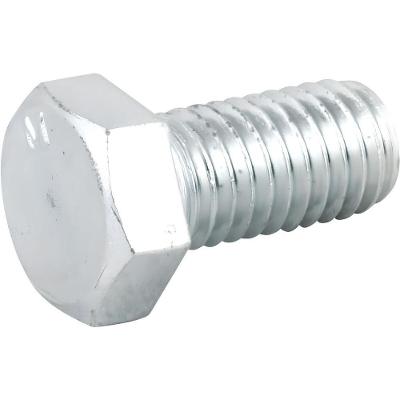 Parafuso Sextavado Zincado 1/2 X 1 Rosca Total Grossa Unc 100 Peças Aço G2 Vonder Caixa Cento
