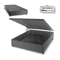 Conjunto Box Baú Casal Hellen Colchão Yaris Pillow Top Cinza - 2
