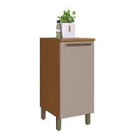 Balcão Indekes Imperial 1 Porta 40cm C/ Tampo Freijo/camurça - 1