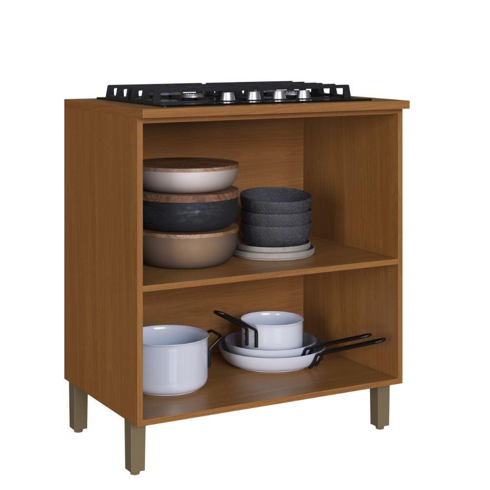 Balcão Indekes Imperial 2 Portas 80cm C/ Tampo Freijo/camurça - 2