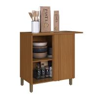 Balcão Indekes Imperial Canto Reto 96cm C/ Tampo Freijo/camurça - 2