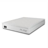 Colchao Casal Hellen Orto Confort One Face D33 Branco Com Bege - 1