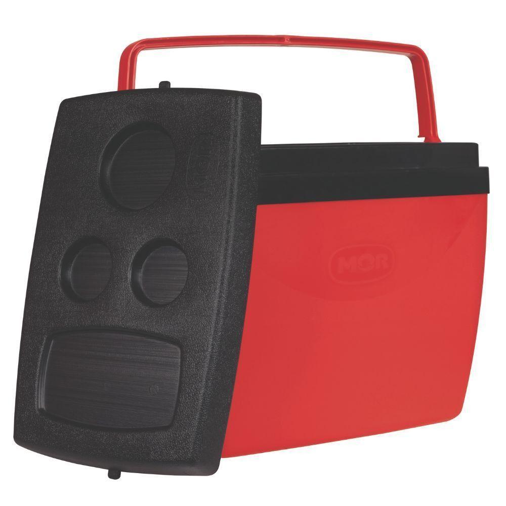 Caixa Térmica Mor 34 Litros Vermelho Com Preto - 3