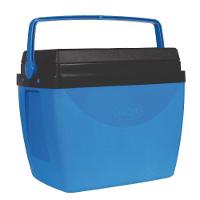Caixa Térmica Mor 34 Litros Azul Com Preto - 1