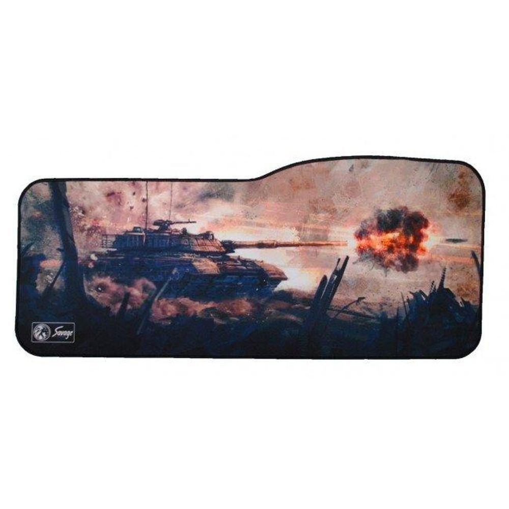Mouse Pad Gamer Extra Grande 75x32x0,3 Cm Tank - 1