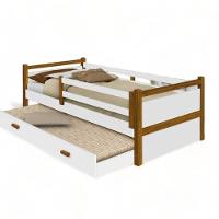 Cama Bianca Branco Mel Com Auxiliar - 1