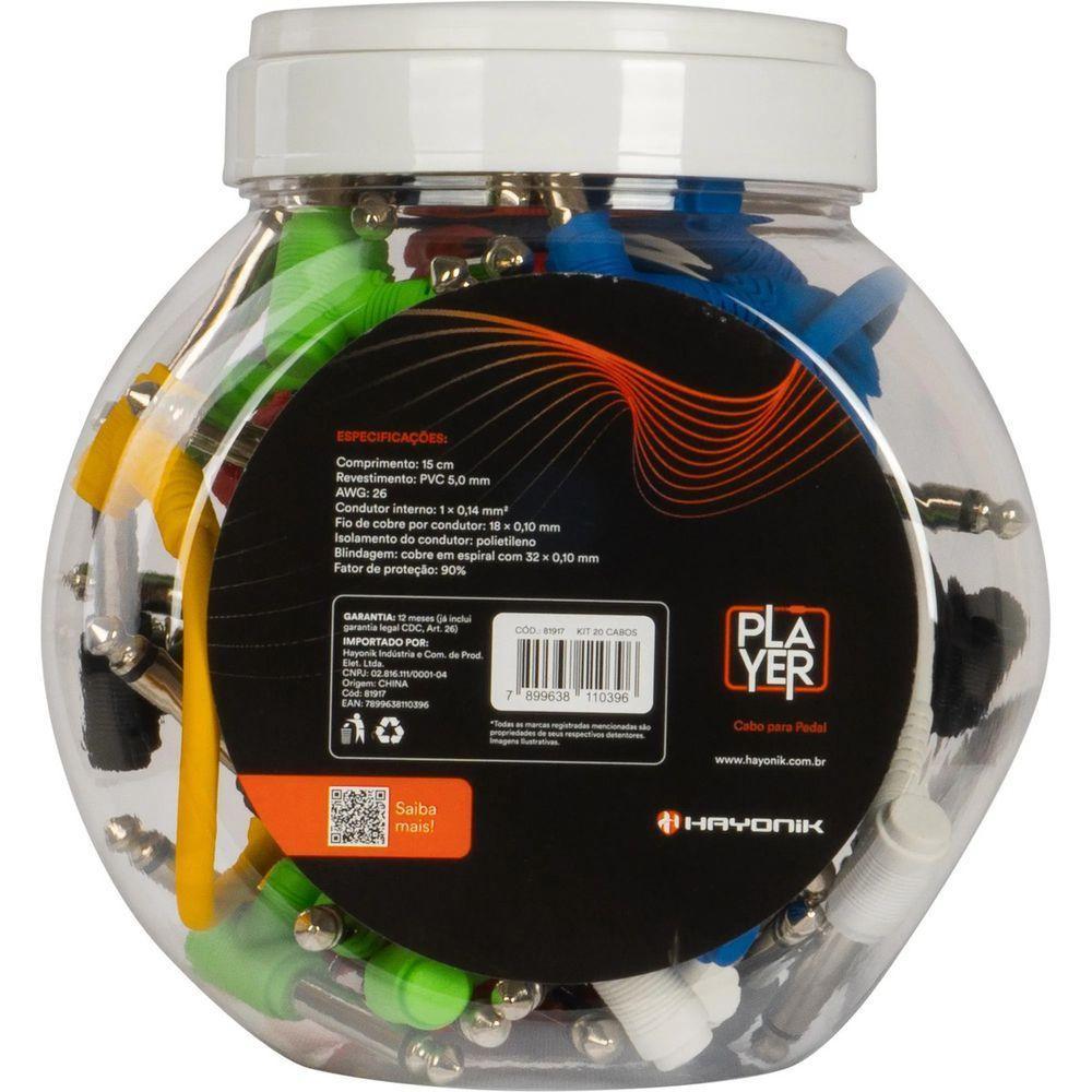Kit Cabo Para Pedal 15cm Hayonik Sortido Com 20 - 6