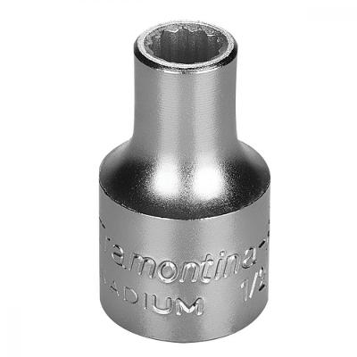 Soquete Estriado Em Aço 10 Mm - Encaixe 1/2" Tramontina Pro