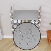 Estante Organizador Inox 5 Prateleiras Sapateira Para 15 Pares Rack Multiuso Compacto Para Lavanderia Banheiro - 2