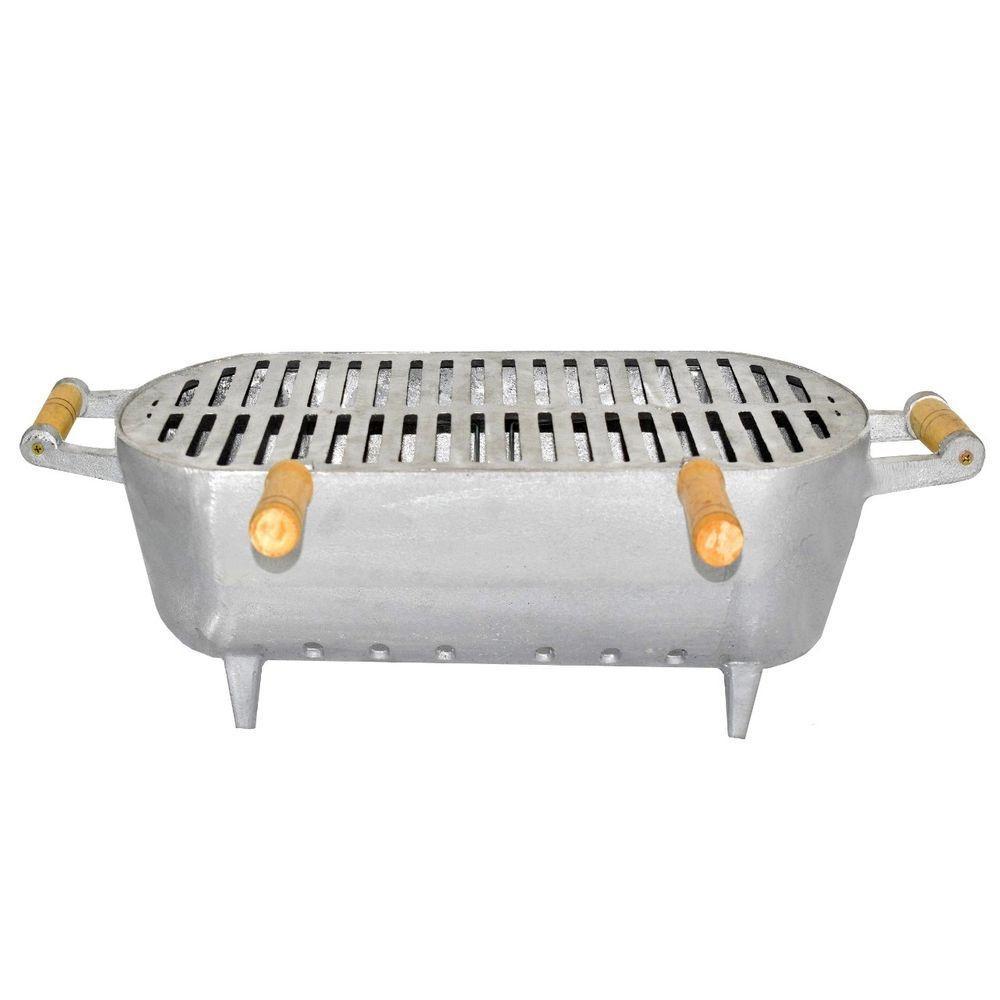 Churrasqueira Alumínio Fundido Grosso Sem Tampa E Suporte - 2
