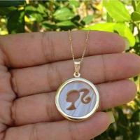 Gargantilha Barbie Banhada A Ouro 18k - 1