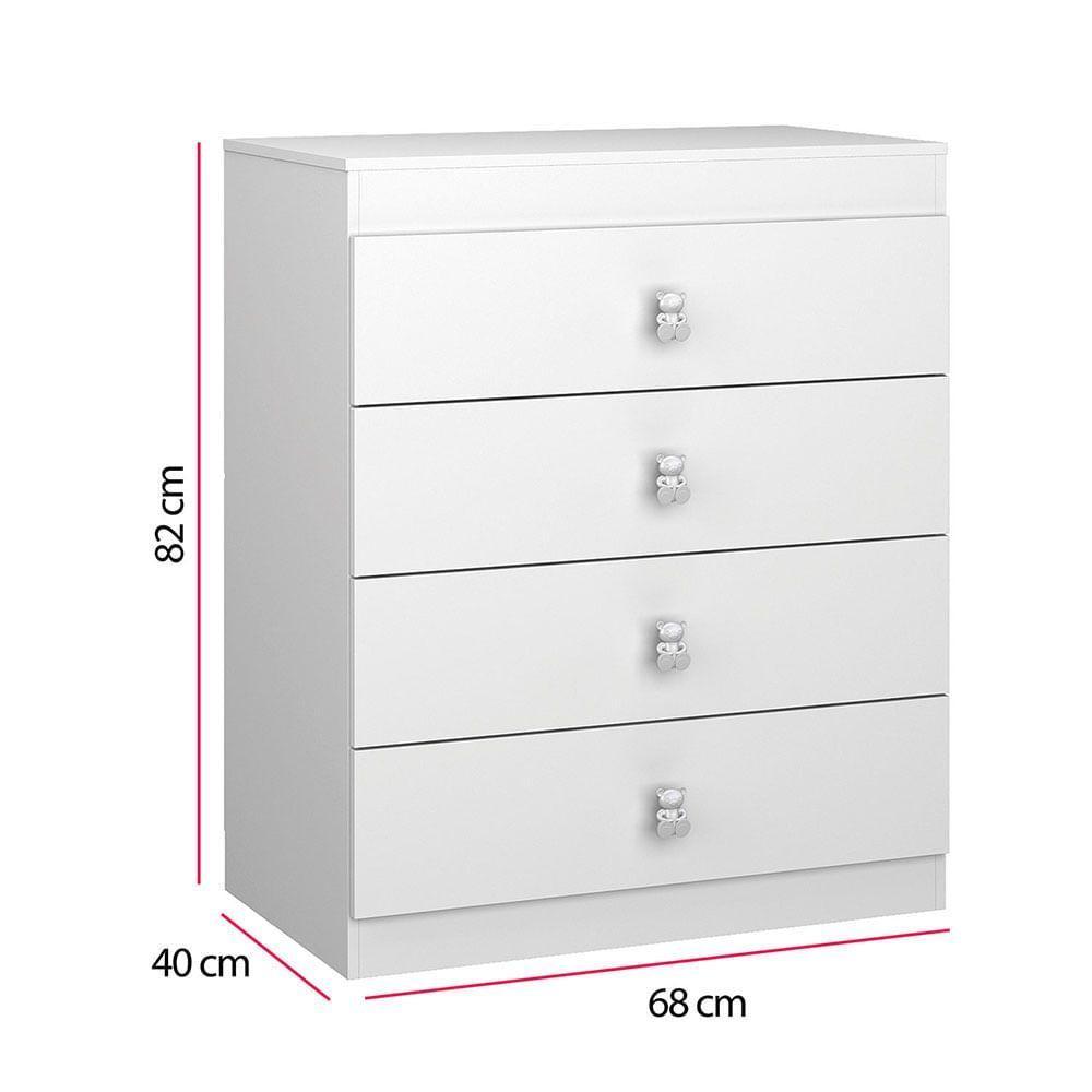 Cômoda Infantil Satriani Flex 3 Cores Em 1 - 2