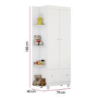 Guarda Roupa Infantil Gutti 2 Portas Flex 3 Cores Em 1 - 2