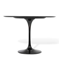Mesa De Jantar Tulipa Saarinen Redonda 120 Cm Tampo Jade Cores Preto - 3
