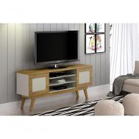 Rack Para Tv Até 65" 2 Portas Cinamomo/off White - 2