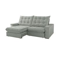 Sofá Livy Linho 02 Módulos De 120cm B25cm Meu Sofá Online A230 Linho Cinza - 4