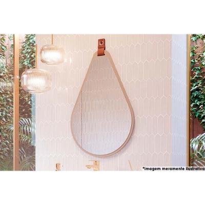 Espelho De Sala Gota 50x76cm Capuccino - Mgm