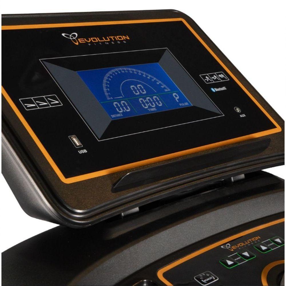 Esteira Elétrica Evolution Fitness Evo 3750 Preto 220V - 3