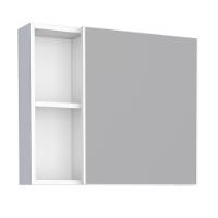 Espelheira Em Aço Com 1 Prateleira Braga Branco - 1