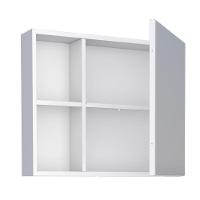 Espelheira Em Aço Com 1 Prateleira Braga Branco - 2