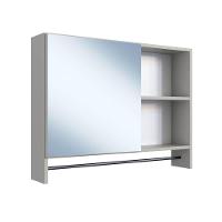 Armario Para Banheiro 01 Porta Com Espelho 80cm Arenas Proddy Arenas - 1