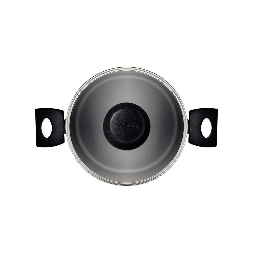 Panela Caçarola Tramontina Turim Antiaderente Chumbo 24 Cm 4,9 L Starflon Max Tramontina - 6