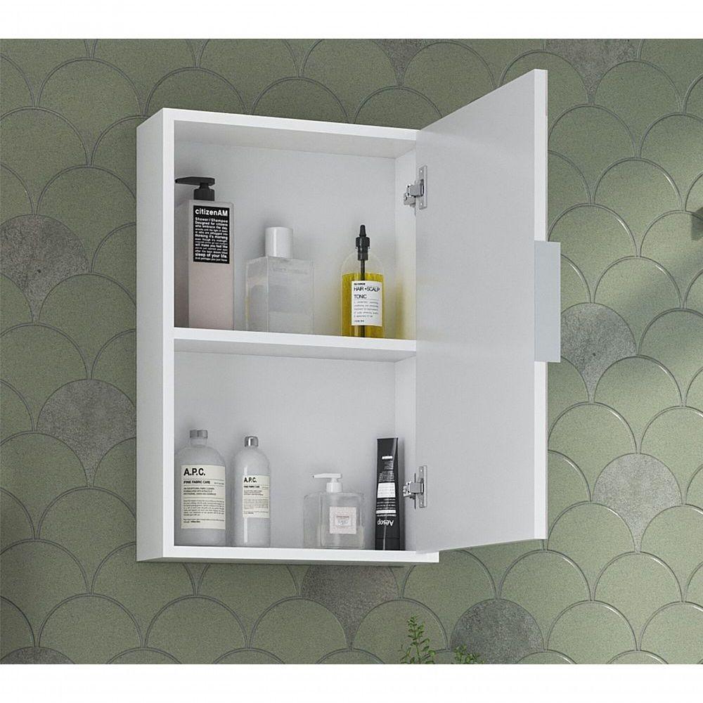 Espelheira Modular 60cm X 40cm Branco Inteiro - 3