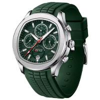 Relógio De Pulso De Quartzo Impermeável Masculino Casual Luminoso Verde - 1