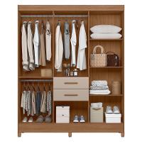 Guarda Roupa Solteiro Malta 7 Portas E 2 Gavetas Carvalho/fendi - Moval - 3