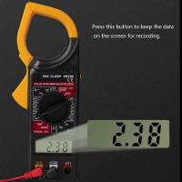 Alicate Amperímetro Digital Profissional 750v 20a 200a Com Estojo E Função Hold Multímetro Para Medições Precisas - 5