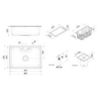 Cuba De Sobrepor/Embutir Em Aço Inox, Lixeira D/Embutir 6L - 2
