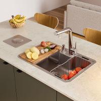 Cuba De Sobrepor/Embutir Em Aço Inox, Lixeira D/Embutir 6L - 4