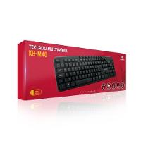 Teclado Usb C3tech Multimidia Kb M40bk Preto - 4