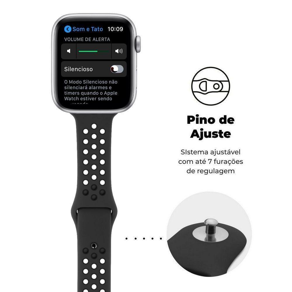 Pulseira Para Apple Watch 42 / 44 / 45Mm Armor Running - Preto - Gshield - 3
