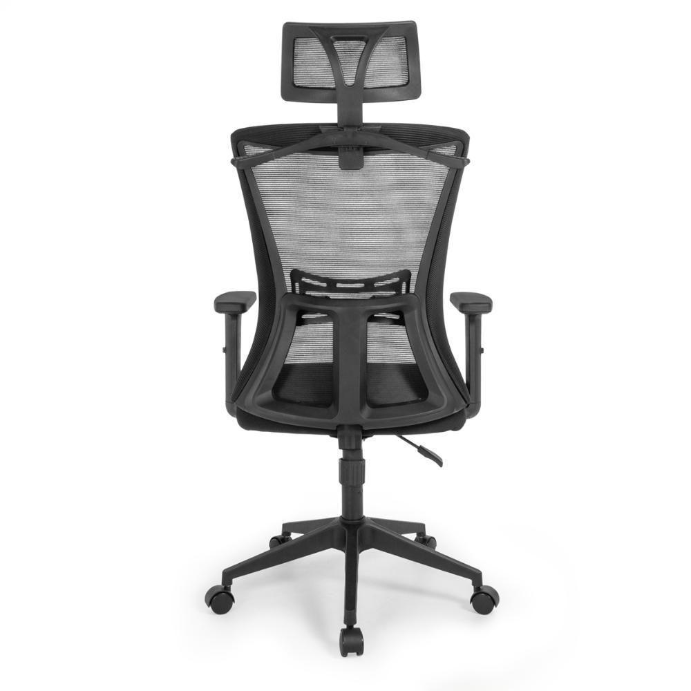 Cadeira De Escritório Ergonômica Imperial Com Apoio De Cabeça E Relax - Preto - 8